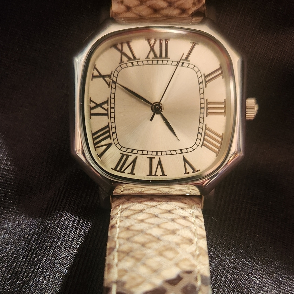 New Silpada genuine leather watch